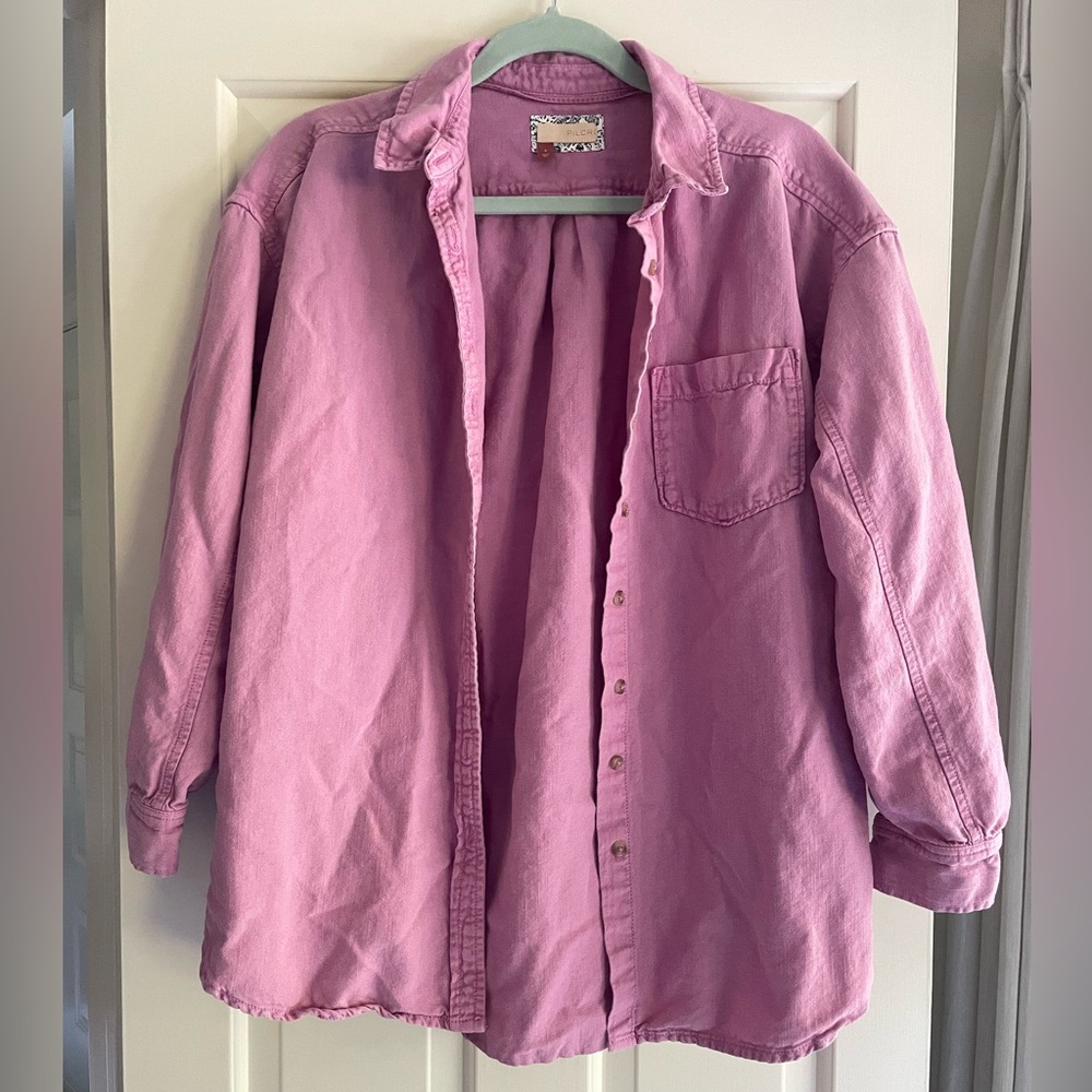 Pink Denim Shirt